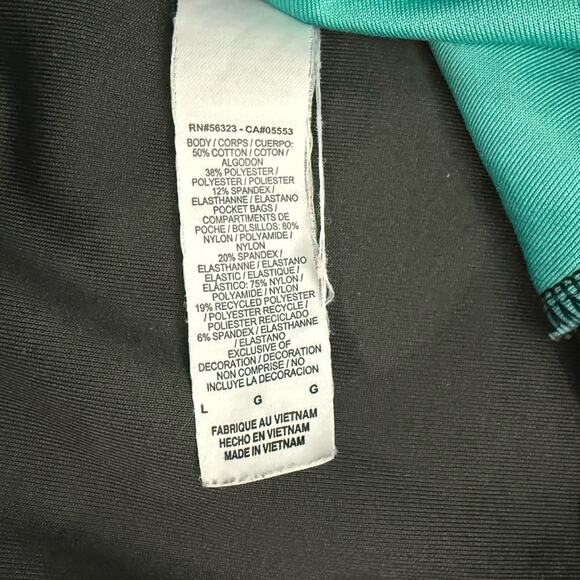 Nike ACG Gray Teal Blue External Zippered Pockets Sweatpants Joggers size L - Picture 6 of 11